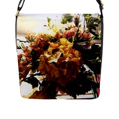 Begonia 1 2 Flap Closure Messenger Bag (l) by bestdesignintheworld