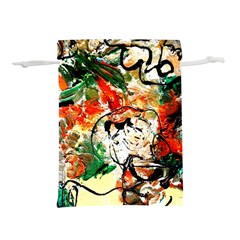 Lilies In A Vase 1 4 Lightweight Drawstring Pouch (M)