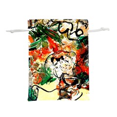Lilies In A Vase 1 4 Lightweight Drawstring Pouch (L)