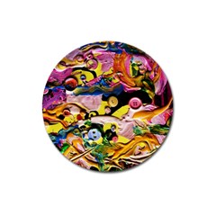 Alice Walk 1 2 Magnet 3  (round) by bestdesignintheworld