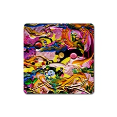 Alice Walk 1 2 Square Magnet by bestdesignintheworld