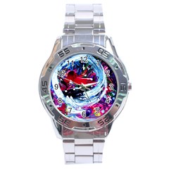 Red Airplane 1 1 Stainless Steel Analogue Watch by bestdesignintheworld