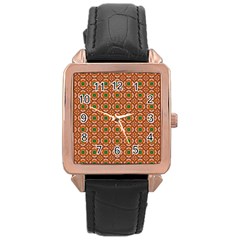 Df Tana Regency Rose Gold Leather Watch  by deformigo