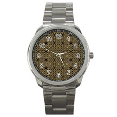 Df Tobacco Field Sport Metal Watch by deformigo