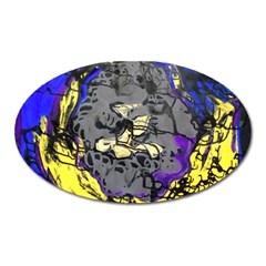 Motion And Emotion 1 1 Oval Magnet by bestdesignintheworld