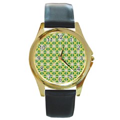 DF Matyas Round Gold Metal Watch