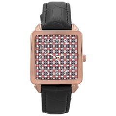Df James Arguster Rose Gold Leather Watch  by deformigo