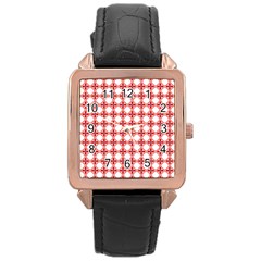 Df Crux Rubya Rose Gold Leather Watch  by deformigo