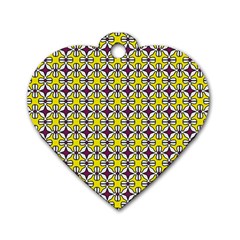 Df Florence Delem Dog Tag Heart (one Side) by deformigo