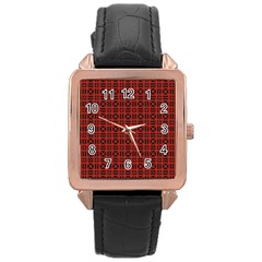 Df Joe Paganetti Rose Gold Leather Watch  by deformigo