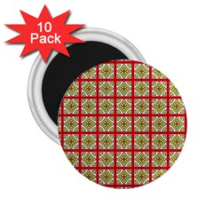 Df Hackberry Grid 2 25  Magnets (10 Pack)  by deformigo