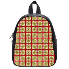 Df Hackberry Grid School Bag (small) by deformigo