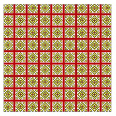Df Hackberry Grid Large Satin Scarf (square) by deformigo