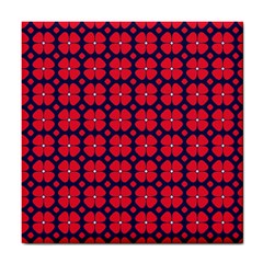 Df Clematis Tile Coaster by deformigo