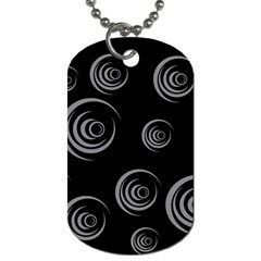 Rounder Dog Tag (one Side) by anthromahe