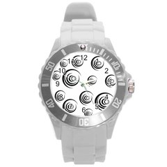 Rounder Ii Round Plastic Sport Watch (l) by anthromahe