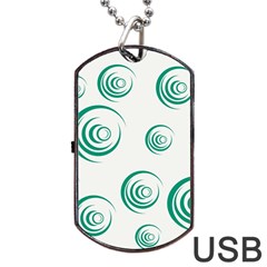 Rounder V Dog Tag Usb Flash (two Sides) by anthromahe