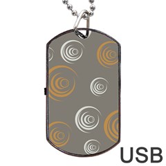 Rounder Vi Dog Tag Usb Flash (one Side) by anthromahe