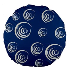 Rounder Viii Large 18  Premium Flano Round Cushions