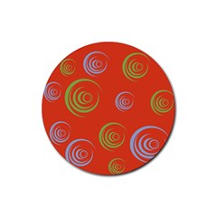 Rounder X Rubber Round Coaster (4 Pack) 