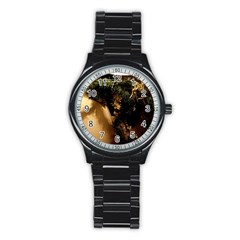 Christmas Tree  1 17 Stainless Steel Round Watch