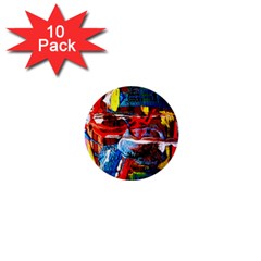 Red Aeroplane 6 1  Mini Buttons (10 Pack)  by bestdesignintheworld