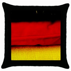Colors And Fabrics 7 Throw Pillow Case (black) by bestdesignintheworld