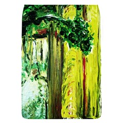 Old Tree And House With An Arch 8 Removable Flap Cover (s) by bestdesignintheworld