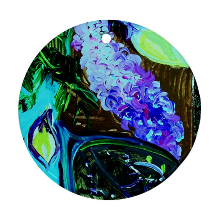 Lilac And Lillies 1 Ornament (Round)