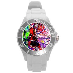 Depression 6 Round Plastic Sport Watch (l) by bestdesignintheworld