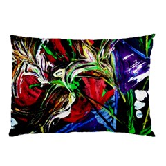 Lillies In The Terracotta Vase 3 Pillow Case by bestdesignintheworld