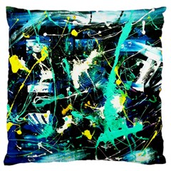 Brain Reflections 1 Large Cushion Case (one Side) by bestdesignintheworld