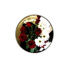 Roses 1 2 Hat Clip Ball Marker by bestdesignintheworld