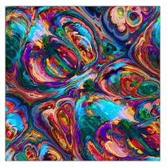 Seamless Abstract Colorful Tile Large Satin Scarf (square)