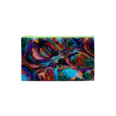 Seamless Abstract Colorful Tile Cosmetic Bag (xs)