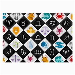 Zodiac Astrology Horoscope Large Glasses Cloth by HermanTelo