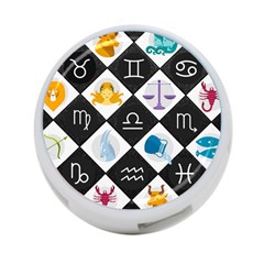 Zodiac Astrology Horoscope 4-port Usb Hub (one Side) by HermanTelo