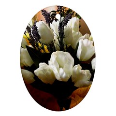 Tulips 1 3 Oval Ornament (two Sides) by bestdesignintheworld