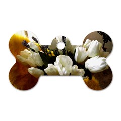 Tulips 1 3 Dog Tag Bone (two Sides) by bestdesignintheworld