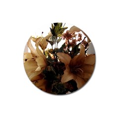 Lilies 1 1 Magnet 3  (round) by bestdesignintheworld