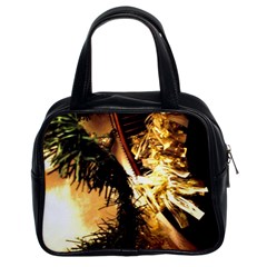 Christmas Tree  1 2 Classic Handbag (two Sides)