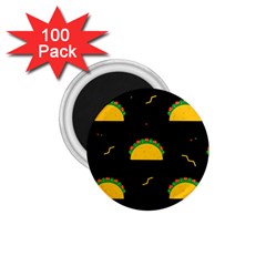 Festive Seamless Pattern With National Taco Food 1 75  Magnets (100 Pack) 