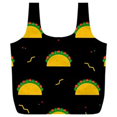 Festive Seamless Pattern With National Taco Food Full Print Recycle Bag (xxl) by Wegoenart