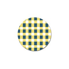 Diagonal Checkered Plaid Seamless Pattern Golf Ball Marker (10 Pack) by Wegoenart