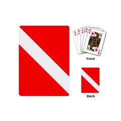 Diving Flag Playing Cards Single Design (mini) by FlagGallery