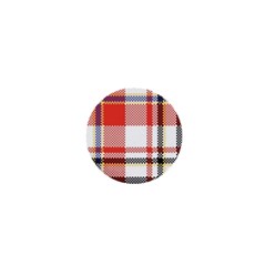 Plaid Mosaic Pixel Seamless Pattern 1  Mini Buttons