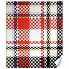 Plaid Mosaic Pixel Seamless Pattern Canvas 20  X 24  by Wegoenart