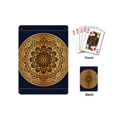 Luxury Mandala Background With Golden Arabesque Pattern Arabic Islamic East Style Premium Vector Playing Cards Single Design (mini) by Wegoenart