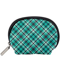 Tartan Scotland Seamless Plaid Pattern Vintage Check Color Square Geometric Texture Accessory Pouch (small) by Wegoenart