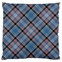 Tartan Scotland Seamless Plaid Pattern Vintage Check Color Square Geometric Texture Large Cushion Case (two Sides) by Wegoenart